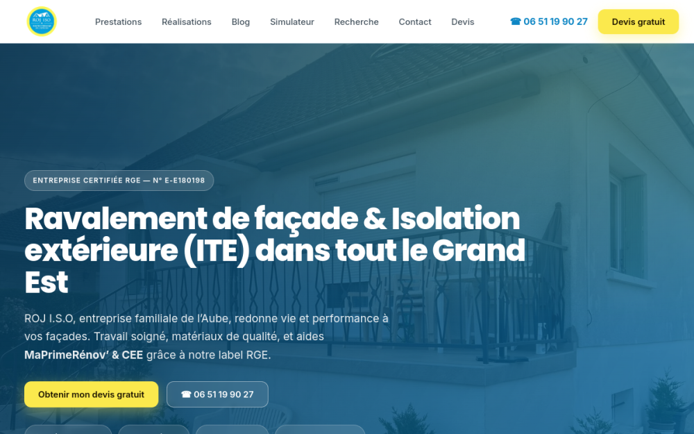Site Rojiso — Site e-commerce par Tourak Digital