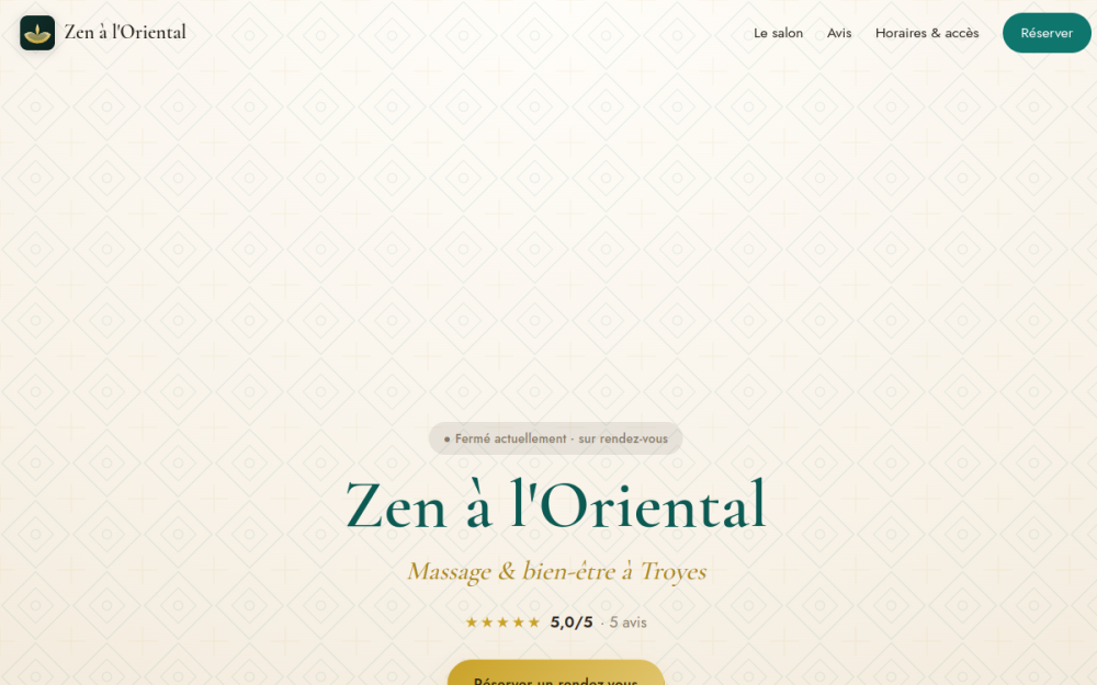 Zen à l'Orientale — Spa & bien-être oriental
