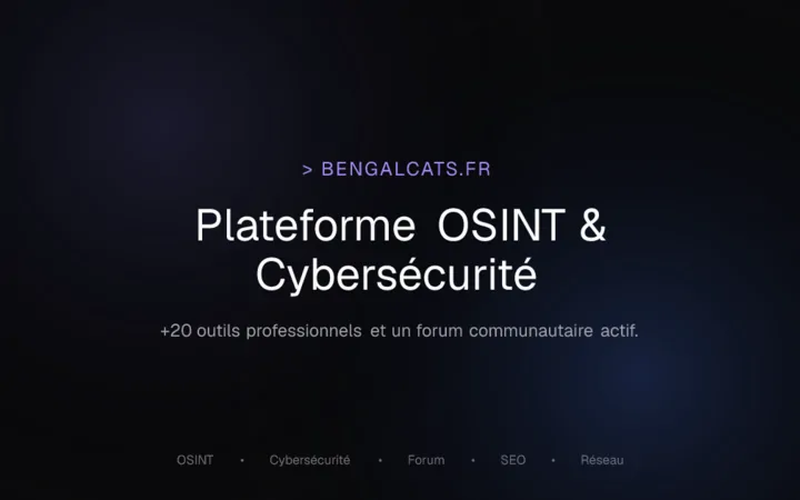 Site de Ayden Tools — Cybersécurité, réalisé par Tourak Digital