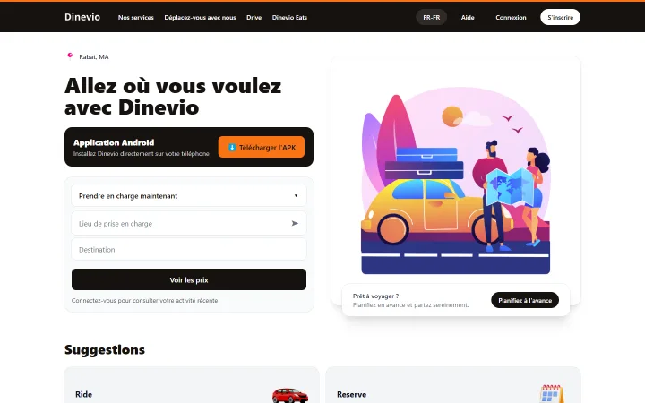 Creation d application VTC a Troyes par Tourak Digital - Dinevio
