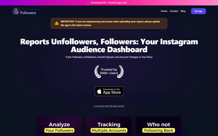 Site de Followers Express — Application, réalisé par Tourak Digital